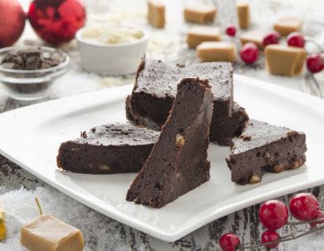 Weihnachtliche Schoko-Brownies Weihnachtliche Schoko-Brownies