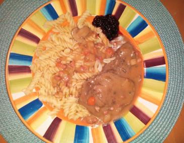 Rindsschnitzel mit Schwammerl Rindsschnitzel mit Schwammerl