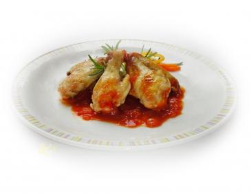 Chicken Wings mit feuriger Barbecuesauce Chicken Wings mit feuriger Barbecuesauce