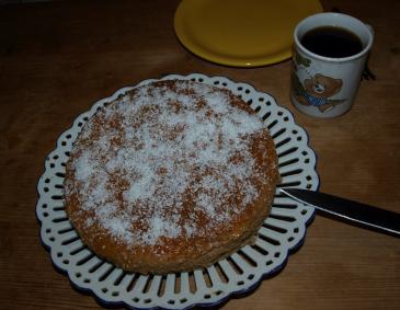 Kokos-Maronimehl-Torte Kokos-Maronimehl-Torte