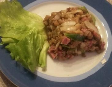 Pikanter Linsensalat Pikanter Linsensalat