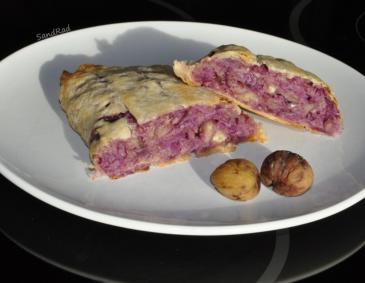 Maroni-Rotkraut-Srudel Maroni-Rotkraut-Srudel