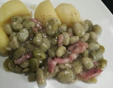Dicke Bohnen mit Speck Dicke Bohnen mit Speck