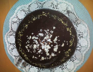 Nusstorte mit Schokoglasur Nusstorte mit Schokoglasur