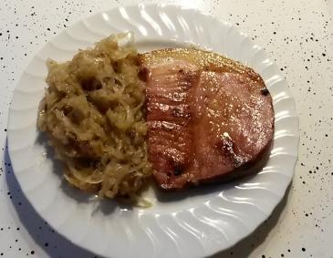 Schinken mit Sauerkraut Schinken mit Sauerkraut