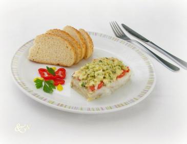 Überbackenes Rotbarschfilet Überbackenes Rotbarschfilet