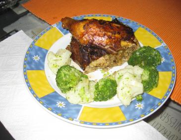 Gefülltes Huhn Gefülltes Huhn