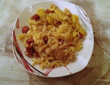 Wurstspiralen mit Paprika Wurstspiralen mit Paprika