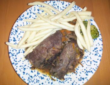 Rindsrouladen mit Pilzen Rindsrouladen mit Pilzen