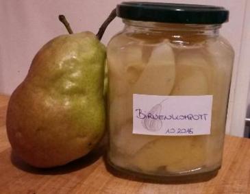 Birnenkompott mit Birkenzucker Birnenkompott mit Birkenzucker