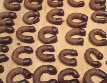 Schokolade-Dinkelkipferl Schokolade-Dinkelkipferl