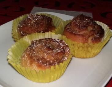 Dinkel-Nuss-Marzipan Zimtschnecken Dinkel-Nuss-Marzipan Zimtschnecken
