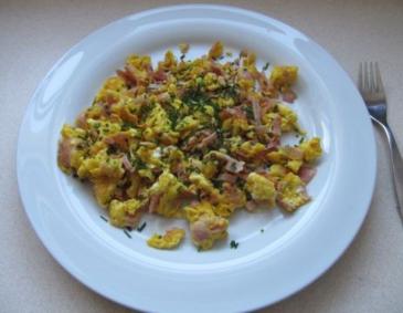 Eierspeis' mit Schinken Eierspeis' mit Schinken