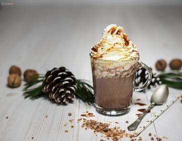 Winternachtstraum - Heiße Schokolade mit Marzipantopping Winternachtstraum - Heiße Schokolade mit Marzipantopping