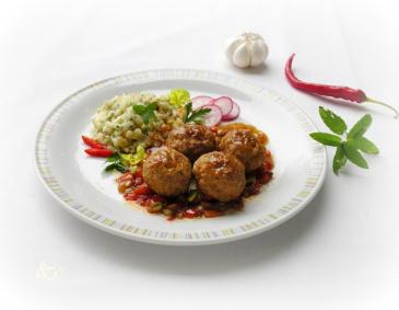 Fleischbällchen mit Paprika Fleischbällchen mit Paprika