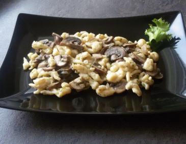 Champignon-Spätzlepfanne Champignon-Spätzlepfanne
