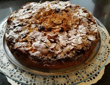 Apfeltorte mit Mandeln Apfeltorte mit Mandeln