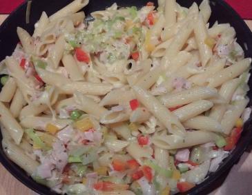 Penne mit buntem Gemüse Penne mit buntem Gemüse
