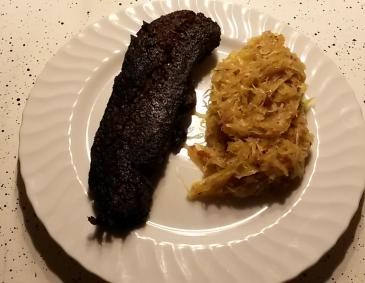 Blunze mit Sauerkraut Blunze mit Sauerkraut