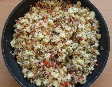 Couscous mit Champignons Couscous mit Champignons