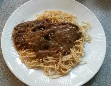 Rindsschnitzel in Kapern-Pfeffersauce Rindsschnitzel in Kapern-Pfeffersauce