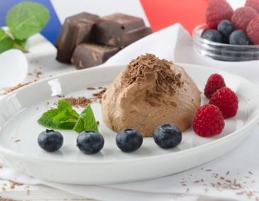 Mousse au Chocolat mit Orange Mousse au Chocolat mit Orange