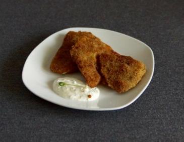 Gebackene Kürbis-Schnitzel Gebackene Kürbis-Schnitzel