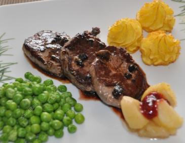 Hirschsteaks Hirschsteaks