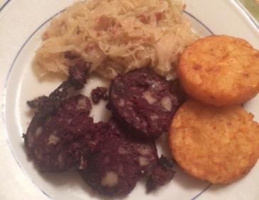 Blunze mit Sauerkraut Blunze mit Sauerkraut