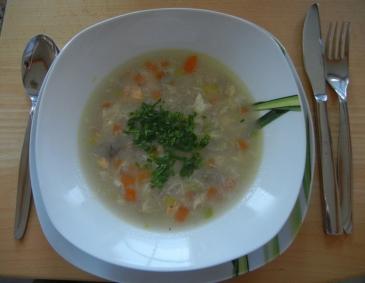 Fischbeuschelsuppe Fischbeuschelsuppe