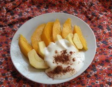 Apfel-Mango-Dessert Apfel-Mango-Dessert