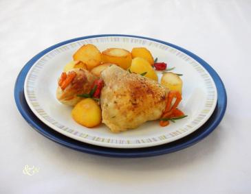 Huhn in Senf-Weißwein-Marinade Huhn in Senf-Weißwein-Marinade
