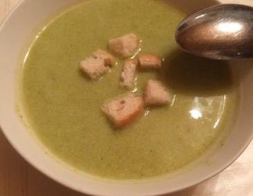 Brokkolicremesuppe Brokkolicremesuppe