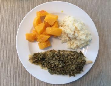 Zander in der Oliven-Kräuterkruste Überbacken Zander in der Oliven-Kräuterkruste Überbacken