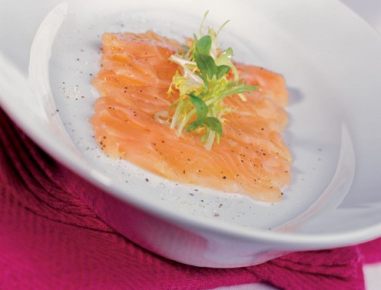 Carpaccio lachsrosa