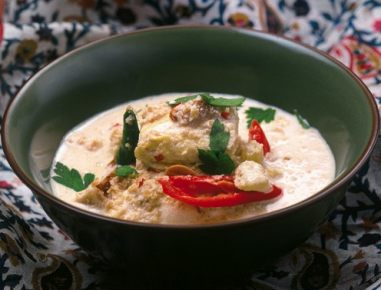Kokos-Hühner-Suppe