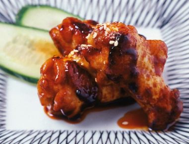 Perlhuhn-Teriyaki