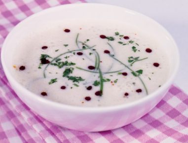 Polenta-Lauch-Suppe