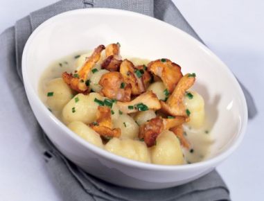 Gnocchi mit Eierschwammerln
