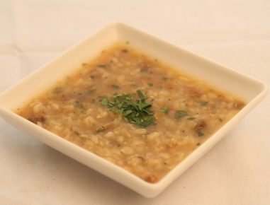 Steinpilz Reis Congee