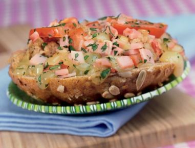 Heiße Schinken-Käse-Lipperl