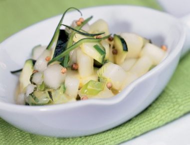 Melonen-Zucchini-Geschnetzeltes