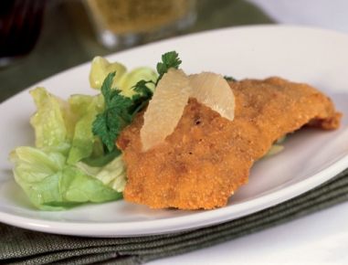 Wiener Schnitzel vom Kalb mit Häuptelsalat