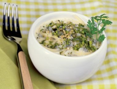Spaghettini mit Roquefortsauce