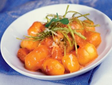 Gnocchi mit Tomaten-Lauch-Sugo