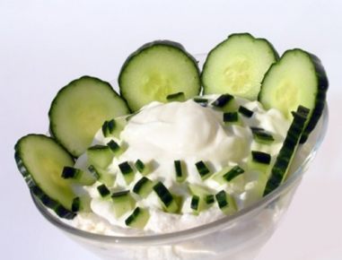 Gurken-Rahm-Salat
