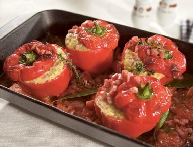 Gefüllte Paprika nach Sacher Art