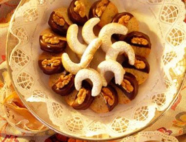 Vanillekipferl á la Sacher