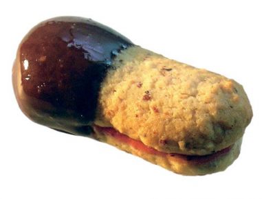 Linzer Kipferl mit Nüssen