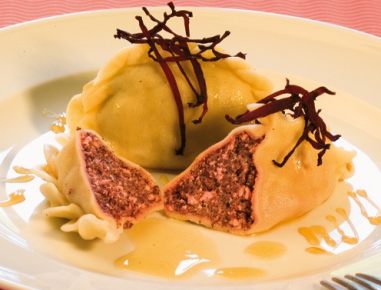 Rote-Rüben-Nudeln